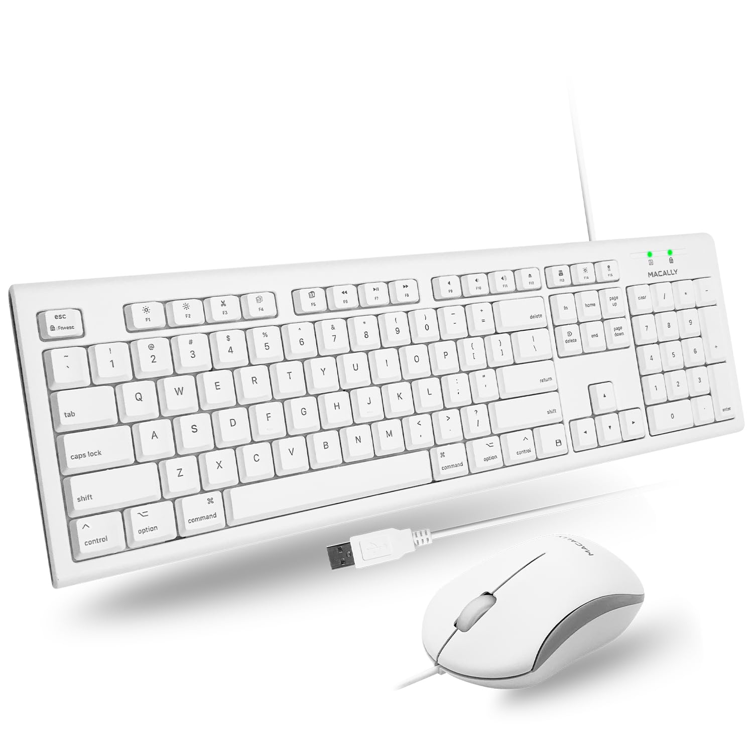 Apple wire keyboard and mouse set